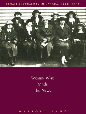 cover image of Women Who Made the News